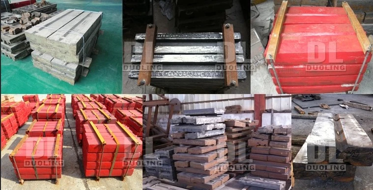 Casting High Manganese Mn13cr2 Mn18cr2 Jaw Crusher Wear Parts