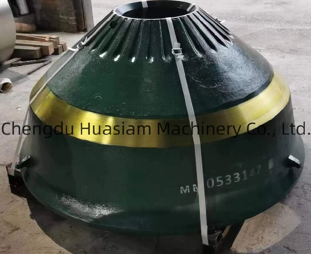 Mn18cr2 Casting Wear Parts Bowl Liner Suit HP300 Cone Crusher Wear Parts