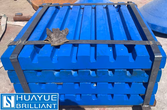 Mining Machine Cast Steel Wear Jaw Cone Crusher Spare Parts