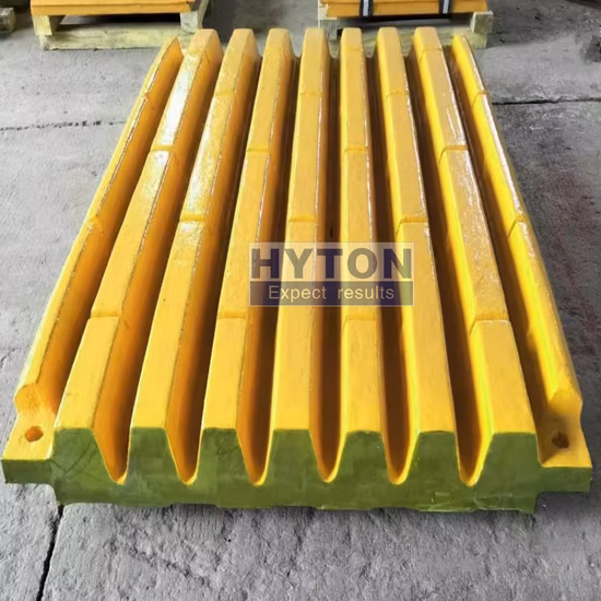 High Manganese Jaw Crusher Wear Liner Suit CT4763 CT6080 Small Jaw Plate Casting Parts