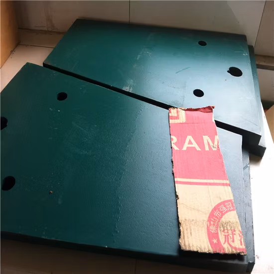 High Manganese Alloy OEM Crusher Wear Parts Jaw Plate to C125 Jaw Crusher Parts